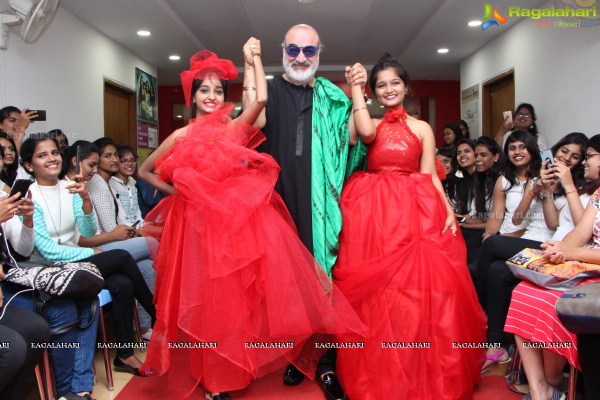 INIFD Draping Workshop by Kawalijit Singh and Fashion Show at INIFD