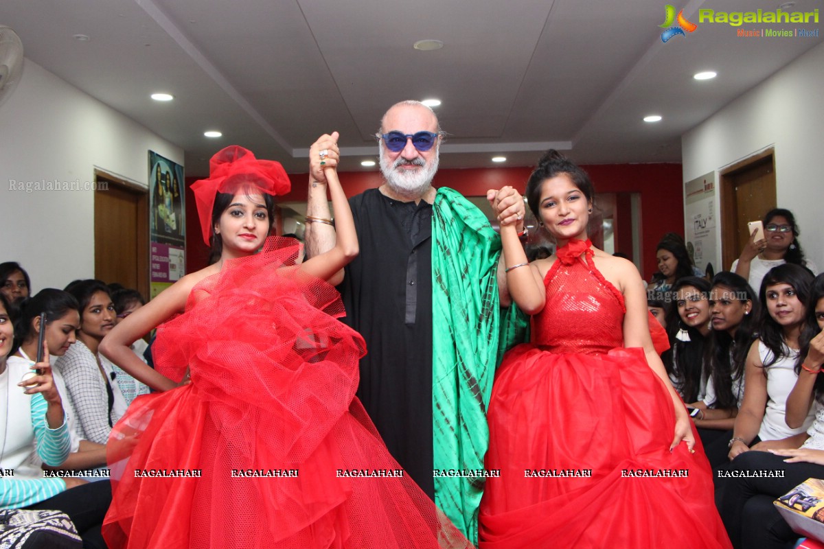 INIFD Draping Workshop by Kawalijit Singh and Fashion Show at INIFD