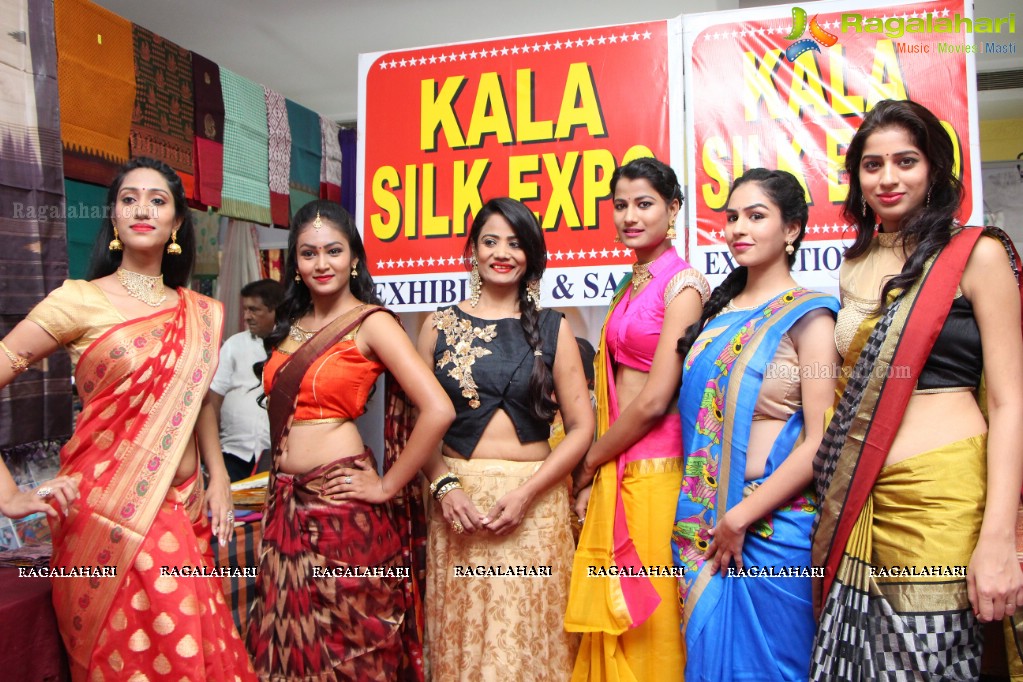 Sushila Bokadiya inaugurates Kala Silk Handloom and Handicrafts Expo at Himayat Nagar, Hyderabad