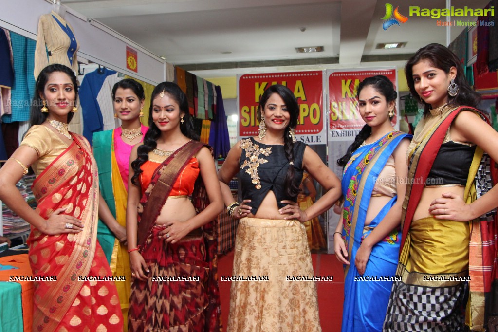 Sushila Bokadiya inaugurates Kala Silk Handloom and Handicrafts Expo at Himayat Nagar, Hyderabad