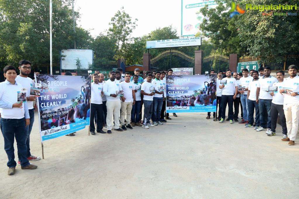 Blind Walk by Project Vision at KBR Park, Hyderabad
