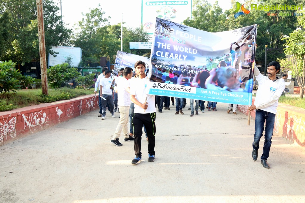 Blind Walk by Project Vision at KBR Park, Hyderabad