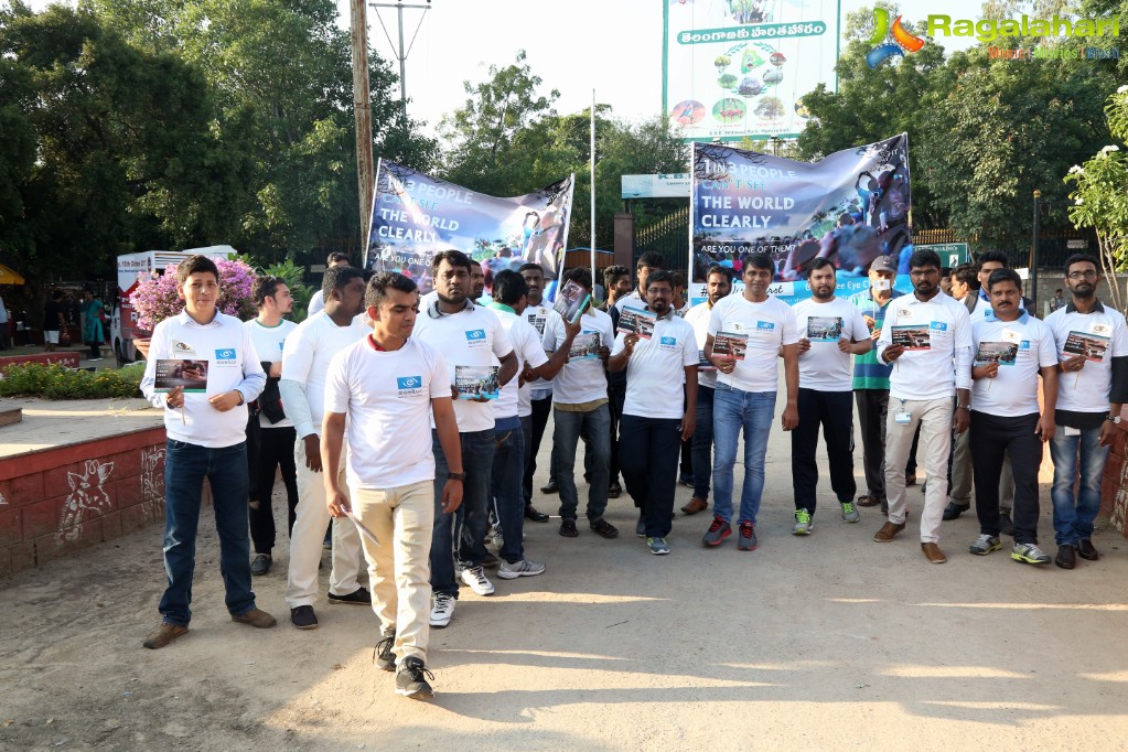 Blind Walk by Project Vision at KBR Park, Hyderabad