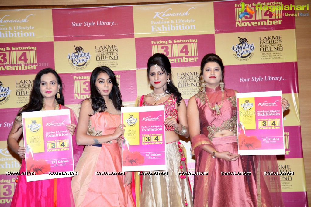 Khwaaish Wedding Designer Exhibition Curtain Raiser at Hotel Marigold, Hyderabad