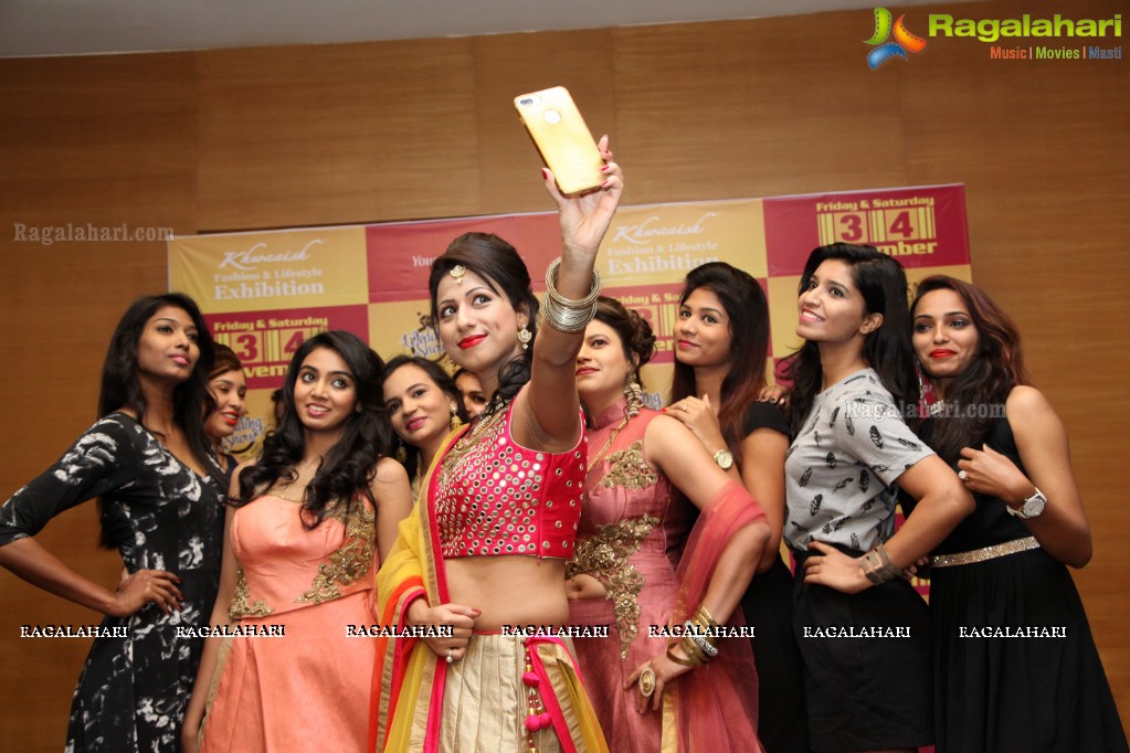 Khwaaish Wedding Designer Exhibition Curtain Raiser at Hotel Marigold, Hyderabad