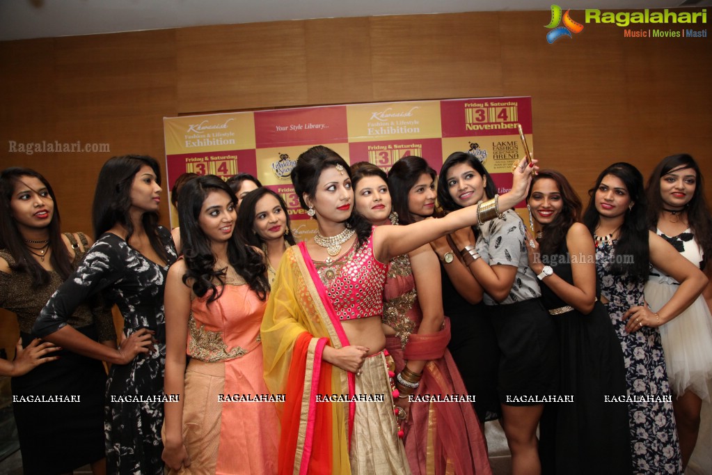 Khwaaish Wedding Designer Exhibition Curtain Raiser at Hotel Marigold, Hyderabad