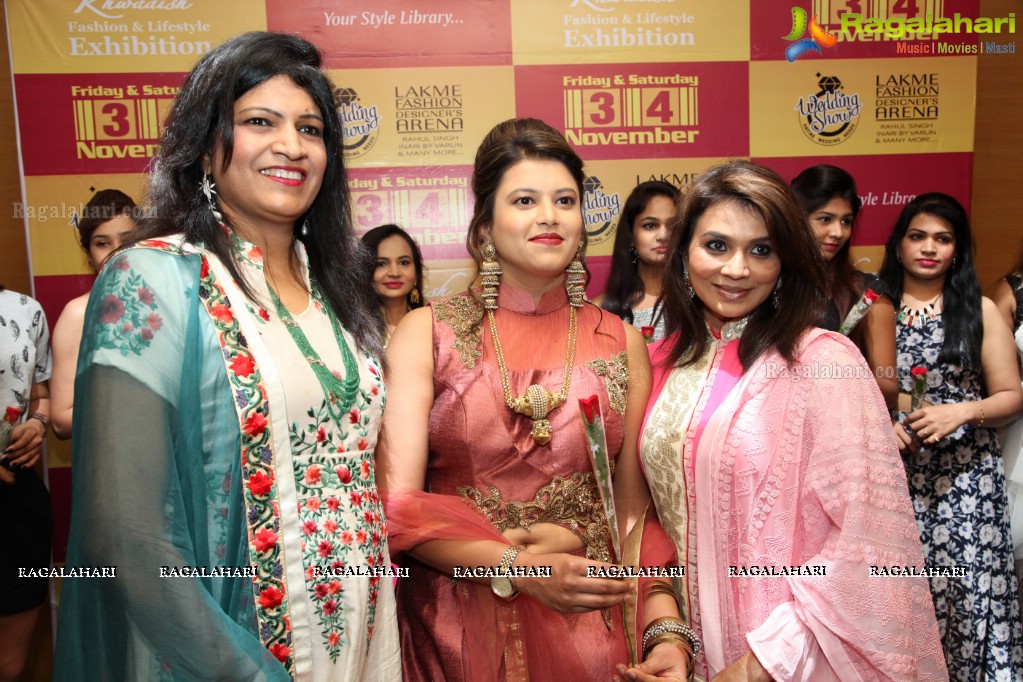 Khwaaish Wedding Designer Exhibition Curtain Raiser at Hotel Marigold, Hyderabad