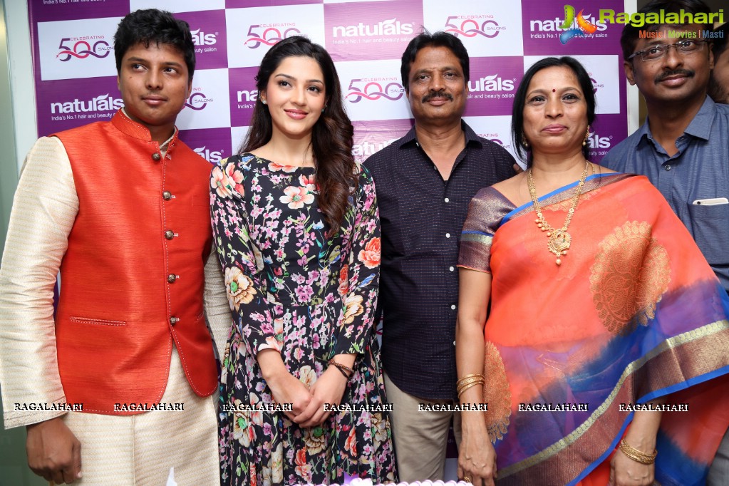 Mehreen Pirzada launches Naturals Hair and Beauty Salon at Sanath Nagar, Hyderabad