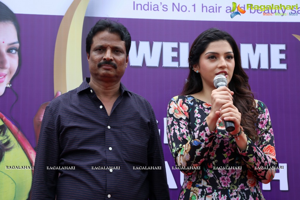 Mehreen Pirzada launches Naturals Hair and Beauty Salon at Sanath Nagar, Hyderabad