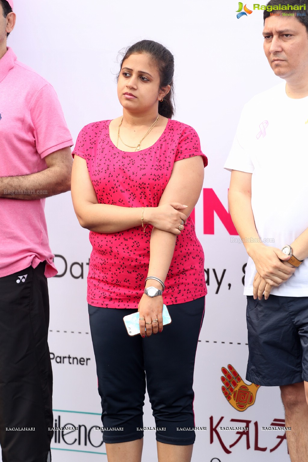 Tamannaah flags off 9th Edition of 2K Pink Ribbon Walk by UBF and KIMS at KBR Park, Hyderabad