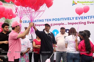 Tamannaah flags off 9th Edition of 2K Pink Ribbon Walk