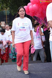 Tamannaah flags off 9th Edition of 2K Pink Ribbon Walk