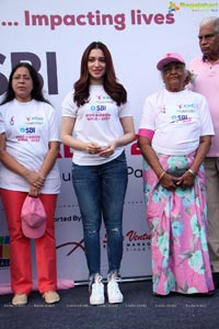 Tamannaah flags off 9th Edition of 2K Pink Ribbon Walk