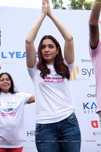 Tamannaah flags off 9th Edition of 2K Pink Ribbon Walk