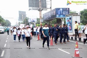 Tamannaah flags off 9th Edition of 2K Pink Ribbon Walk