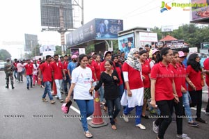 Tamannaah flags off 9th Edition of 2K Pink Ribbon Walk