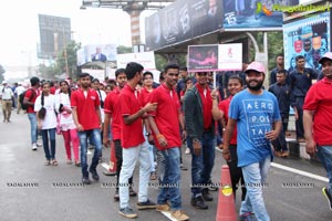 Tamannaah flags off 9th Edition of 2K Pink Ribbon Walk