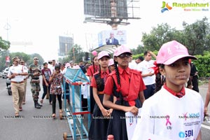 Tamannaah flags off 9th Edition of 2K Pink Ribbon Walk