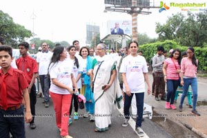 Tamannaah flags off 9th Edition of 2K Pink Ribbon Walk