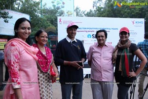 Tamannaah flags off 9th Edition of 2K Pink Ribbon Walk