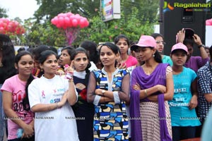 Tamannaah flags off 9th Edition of 2K Pink Ribbon Walk