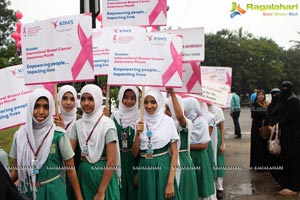 Tamannaah flags off 9th Edition of 2K Pink Ribbon Walk