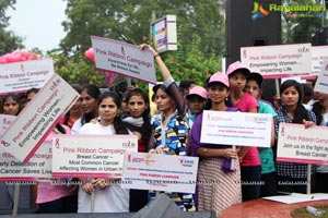 Tamannaah flags off 9th Edition of 2K Pink Ribbon Walk