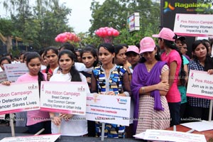 Tamannaah flags off 9th Edition of 2K Pink Ribbon Walk