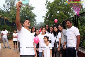 Tamannaah flags off 9th Edition of 2K Pink Ribbon Walk