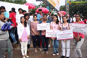 Tamannaah flags off 9th Edition of 2K Pink Ribbon Walk