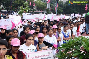 Tamannaah flags off 9th Edition of 2K Pink Ribbon Walk