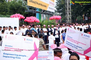 Tamannaah flags off 9th Edition of 2K Pink Ribbon Walk