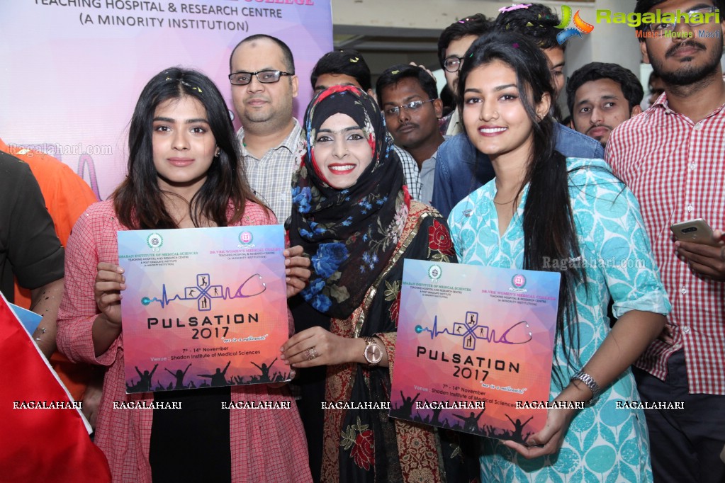 Hebah Patel and Naga Anvesh Unveils the Logo of Pulsation 2017 