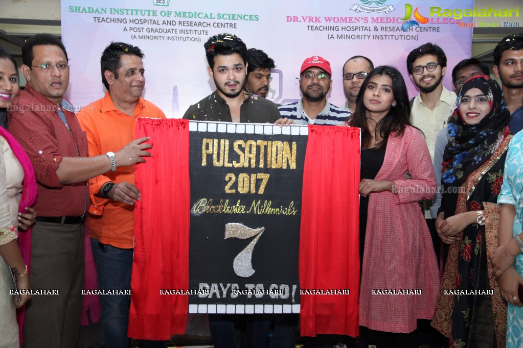 Hebah Patel and Naga Anvesh Unveils the Logo of Pulsation 2017 