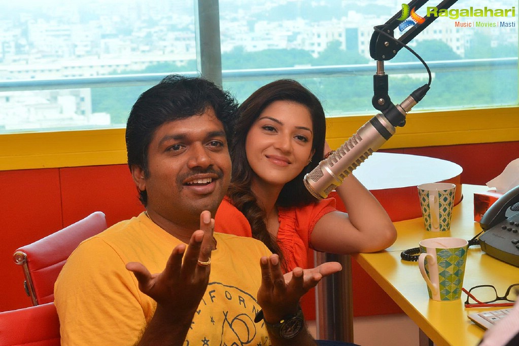 Raja The Great Team at Radio Mirchi