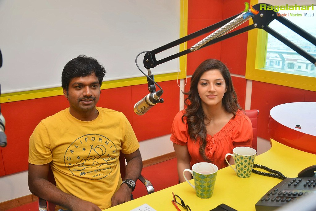 Raja The Great Team at Radio Mirchi
