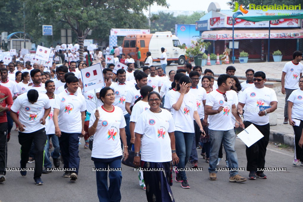 Rheumathon - A Walk to Fight Rheumatism at Necklace Road, Hyderabad