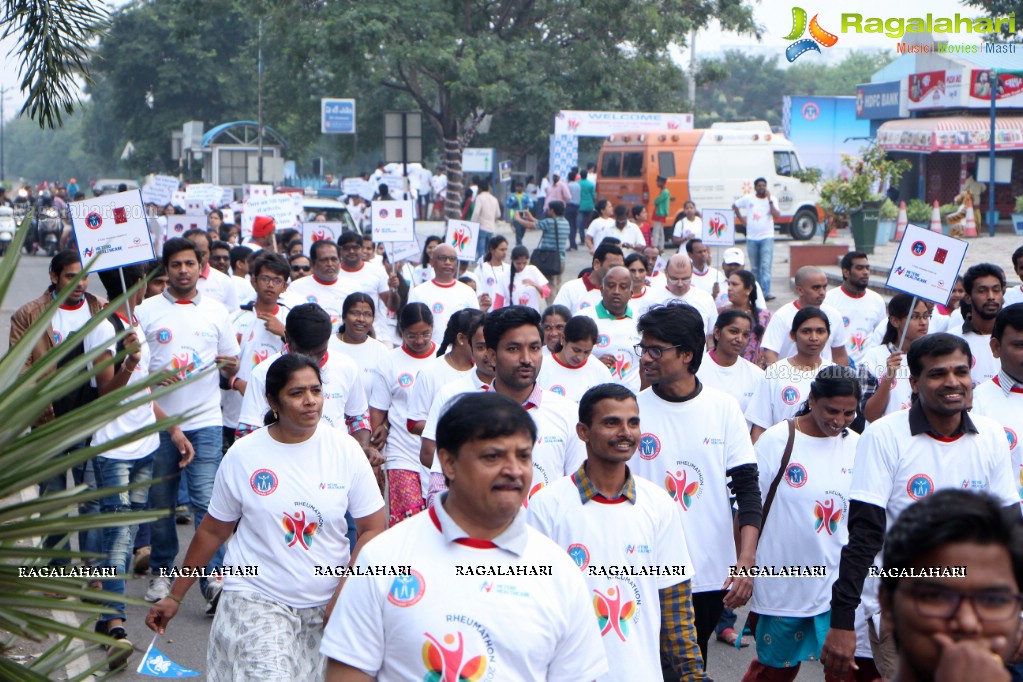 Rheumathon - A Walk to Fight Rheumatism at Necklace Road, Hyderabad