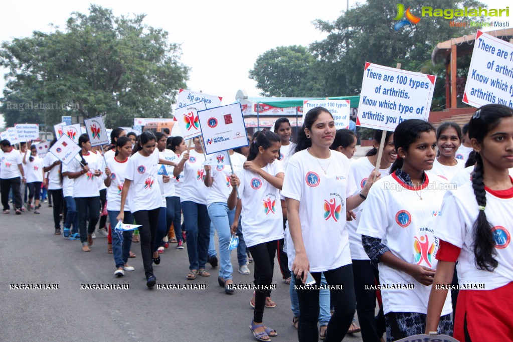 Rheumathon - A Walk to Fight Rheumatism at Necklace Road, Hyderabad