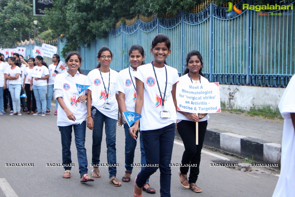 Rheumathon - A Walk to Fight Rheumatism at Necklace Road, Hyderabad