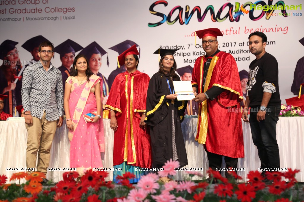 Samaroh Convocation Ceremony 2017 at Shilpakala Vedika, Hyderabad