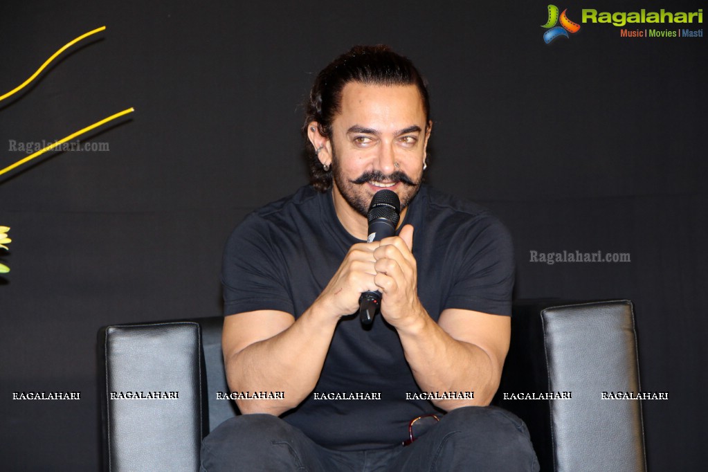 Aamir Khan's Secret Superstar Press Meet at Taj Krishna