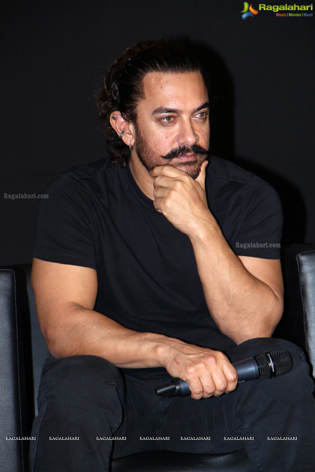 Aamir Khan's Secret Superstar Press Meet at Taj Krishna