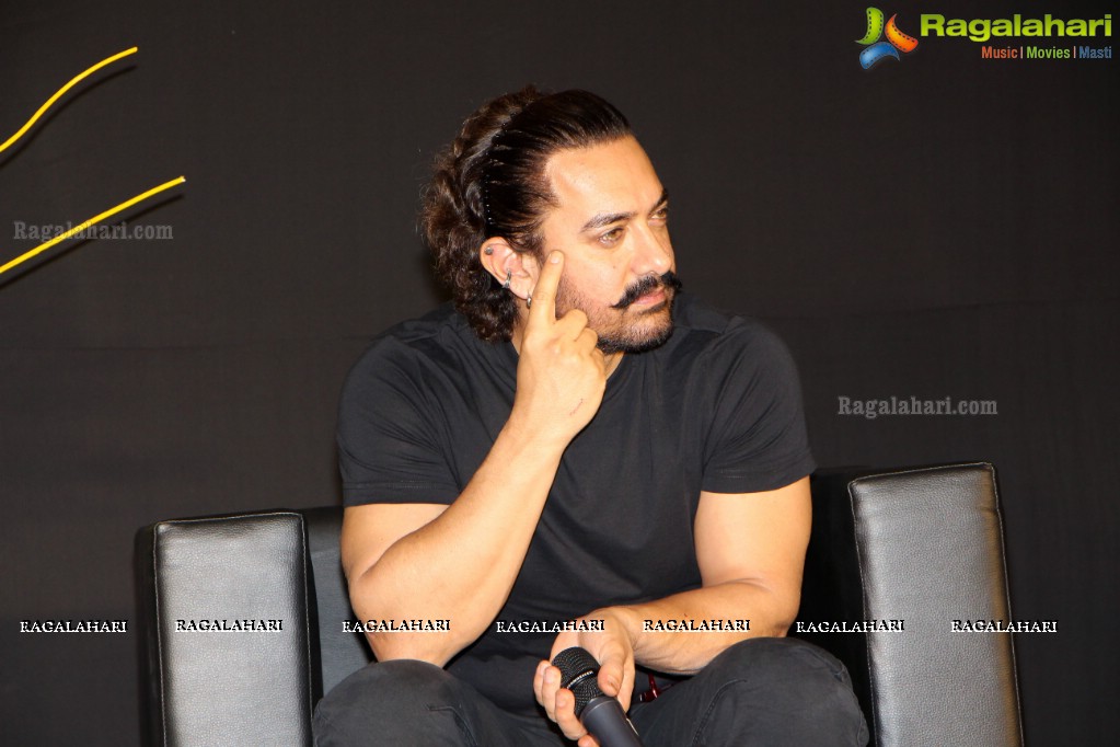 Aamir Khan's Secret Superstar Press Meet at Taj Krishna