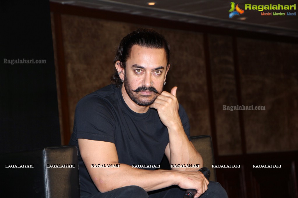 Aamir Khan's Secret Superstar Press Meet at Taj Krishna