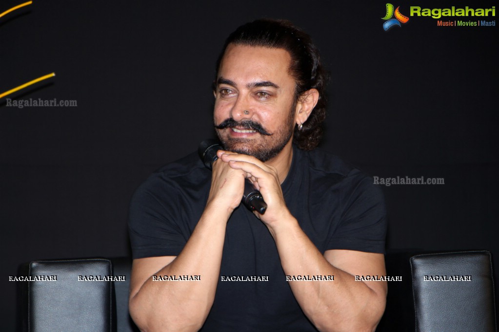 Aamir Khan's Secret Superstar Press Meet at Taj Krishna