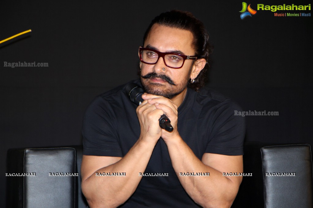 Aamir Khan's Secret Superstar Press Meet at Taj Krishna