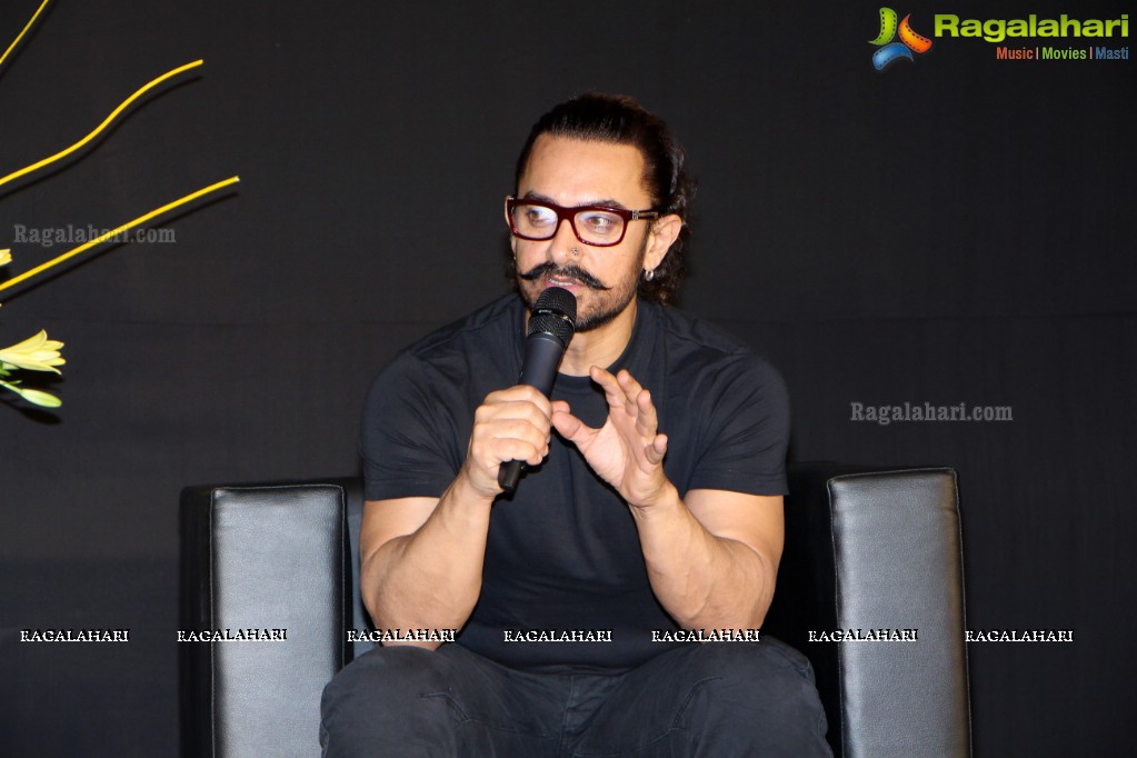 Aamir Khan's Secret Superstar Press Meet at Taj Krishna