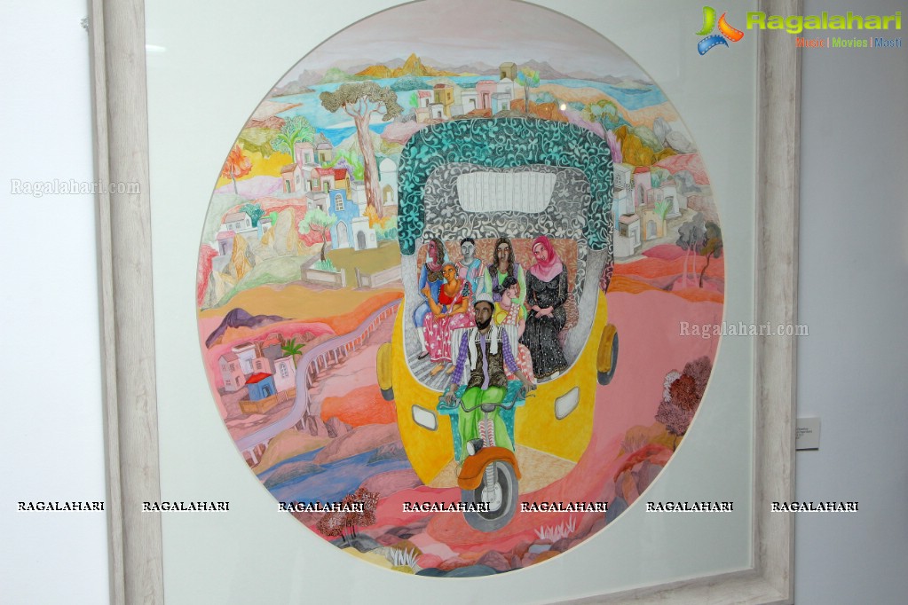 Art Exhibition by Sumanto Chowdhury at Shrishti Art Gallery, Hyderabad