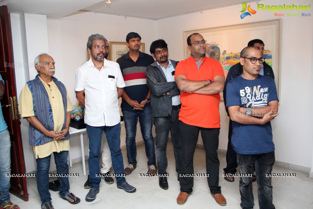 Art Exhibition by Sumanto Chowdhury at Shrishti Art Gallery, Hyderabad